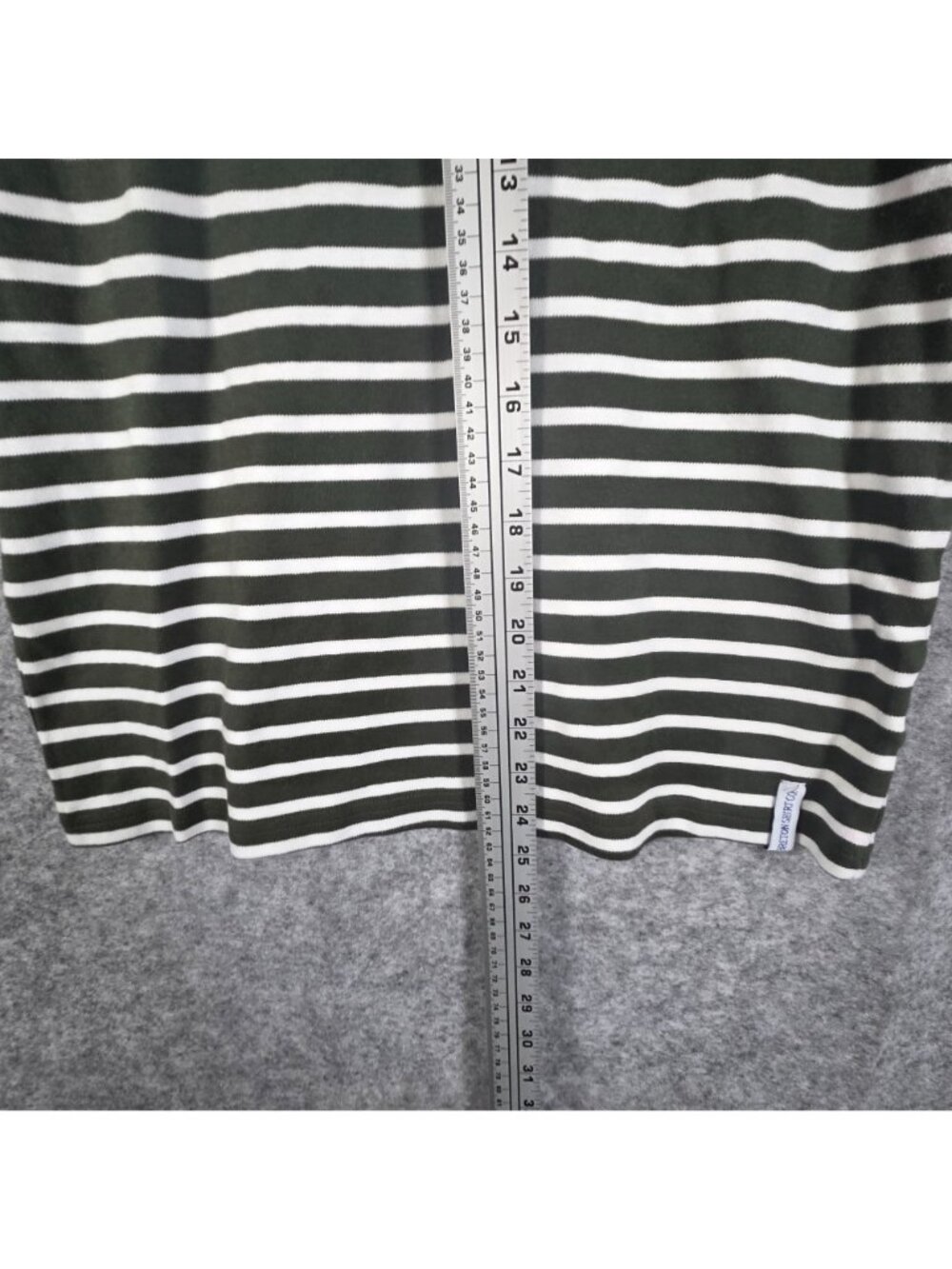 Breton Shirt Co Striped Pullover Top Women’s XL Black White Preppy Coastal Core - Picture 5 of 10